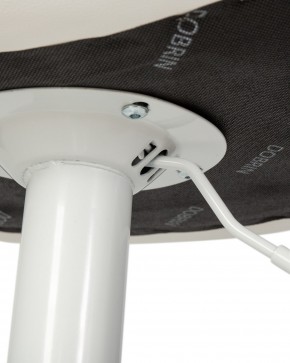 Стул барный DOBRIN TAILOR WHITE, белый PU в Тавде - tavda.ok-mebel.com | фото 7