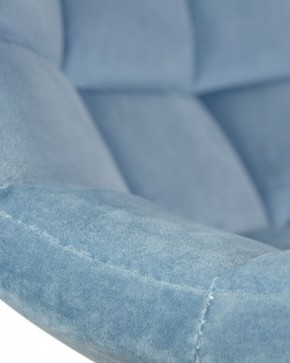 Стул барный DOBRIN TAILOR WHITE, пудрово-голубой велюр (MJ9-74) в Тавде - tavda.ok-mebel.com | фото 8