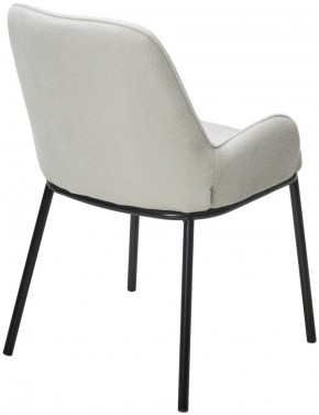Стул BRIO CATO-01 Белый, фактурная ткань / черный каркас, ®DISAUR в Тавде - tavda.ok-mebel.com | фото 5