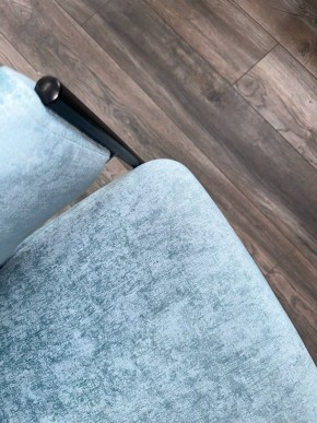Стул ДИЛЛ, цвет RAIN 7 бриз, велюр / черный каркас М-City в Тавде - tavda.ok-mebel.com | фото 4