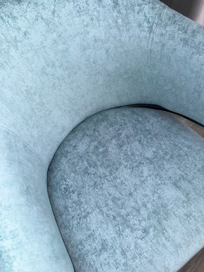 Стул ДИЛЛ, цвет RAIN 7 бриз, велюр / черный каркас М-City в Тавде - tavda.ok-mebel.com | фото 5