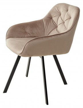 Стул GALE 360 град. поворот. BLUVEL-40 BEIGE, велюр/ черный каркас, М-City в Тавде - tavda.ok-mebel.com | фото 5