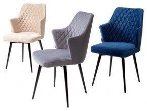 Стул HERMAN 360 град. БЕЖЕВЫЙ #5, велюр / черный каркас М-City в Тавде - tavda.ok-mebel.com | фото 7