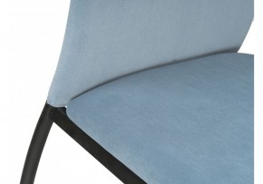 Стул на металлокаркасе Tod light blue / black в Тавде - tavda.ok-mebel.com | фото 20