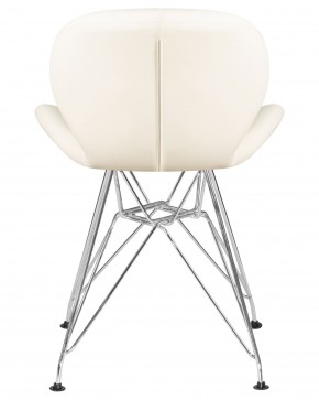 Стул обеденный DOBRIN BUTTERFLY CHROME, ножки хром, цвет кремовый в Тавде - tavda.ok-mebel.com | фото 5