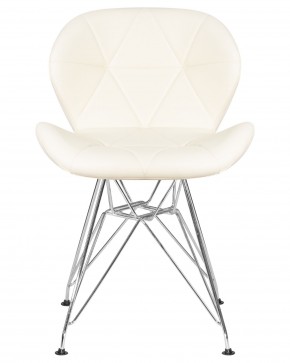 Стул обеденный DOBRIN BUTTERFLY CHROME, ножки хром, цвет кремовый в Тавде - tavda.ok-mebel.com | фото 6