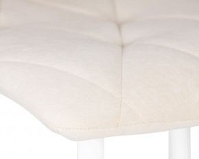 Стул обеденный DOBRIN CHILLY ROMBO, Бежевый Simple 44, основание белое в Тавде - tavda.ok-mebel.com | фото 7