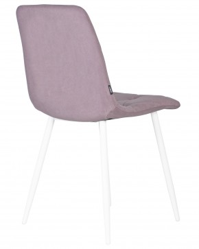 Стул обеденный DOBRIN CHILLY ROMBO, Лавандовый Simple 48, основание белый в Тавде - tavda.ok-mebel.com | фото 4