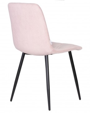 Стул обеденный DOBRIN CHILLY ROMBO, Розовый Simple 03, основание черное в Тавде - tavda.ok-mebel.com | фото 4