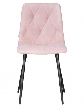 Стул обеденный DOBRIN CHILLY ROMBO, Розовый Simple 03, основание черное в Тавде - tavda.ok-mebel.com | фото 6