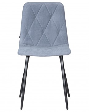 Стул обеденный DOBRIN CHILLY ROMBO, Серо-голубой Simple 26, основание черное в Тавде - tavda.ok-mebel.com | фото 6