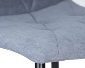 Стул обеденный DOBRIN CHILLY ROMBO, Серо-голубой Simple 26, основание черное в Тавде - tavda.ok-mebel.com | фото 9