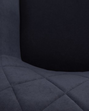 Стул обеденный DOBRIN ROBY, ЭМАЛЬ ЧЕРНЫЙ МУАР велюр Catania Dark Blue в Тавде - tavda.ok-mebel.com | фото 11
