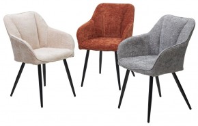 Стул REFLET 3018-09 терракотовый, шенилл / черный каркас, ®DISAUR в Тавде - tavda.ok-mebel.com | фото 5