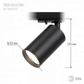 Светильник на штанге Эра  TR39-GU10 BK в Тавде - tavda.ok-mebel.com | фото 7