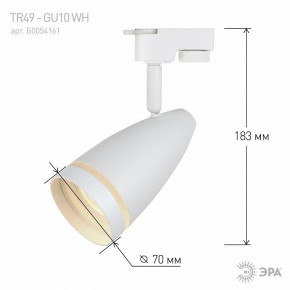 Светильник на штанге Эра  TR49 - GU10 WH в Тавде - tavda.ok-mebel.com | фото 4