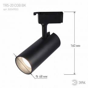 Светильник на штанге Эра  TR5-20 COB BK в Тавде - tavda.ok-mebel.com | фото 5