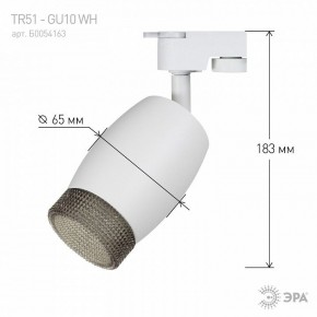 Светильник на штанге Эра  TR51 - GU10 WH в Тавде - tavda.ok-mebel.com | фото 4