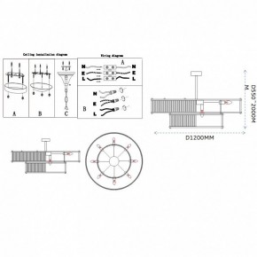Светильник на штанге Imperiumloft RH Marais Round Chandelier 40,2668 в Тавде - tavda.ok-mebel.com | фото 11