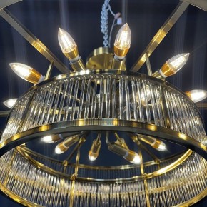 Светильник на штанге Imperiumloft RH Marais Round Chandelier 40,2668 в Тавде - tavda.ok-mebel.com | фото 5