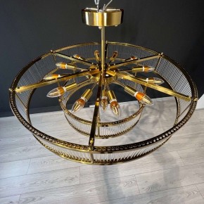Светильник на штанге Imperiumloft RH Marais Round Chandelier 40,2668 в Тавде - tavda.ok-mebel.com | фото 8