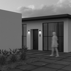 Светильник на штанге Maytoni Clyde O493WL-01B в Тавде - tavda.ok-mebel.com | фото 4