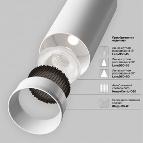 Светильник на штанге Maytoni Focus LED TR032-4-20WTW-M-DSZ-W в Тавде - tavda.ok-mebel.com | фото 11