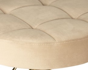 Табурет барный DOBRIN BRUNO GOLD, бежевый велюр (MJ9-10) в Тавде - tavda.ok-mebel.com | фото