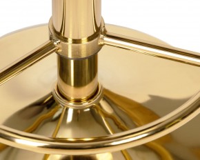 Табурет барный DOBRIN BRUNO GOLD, пудрово-розовый велюр (MJ9-32) в Тавде - tavda.ok-mebel.com | фото 3