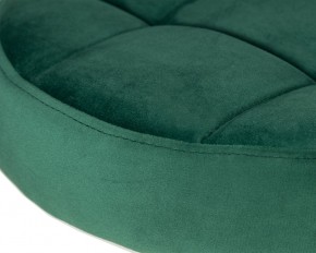 Табурет барный DOBRIN BRUNO GOLD, зеленый велюр (MJ9-88) в Тавде - tavda.ok-mebel.com | фото 2