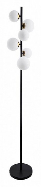 Торшер Arte Lamp Gemini A2243PN-6BK в Тавде - tavda.ok-mebel.com | фото