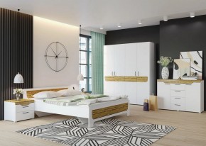 Тумба Милана (Белый/Сосна Гранд) в Тавде - tavda.ok-mebel.com | фото 2