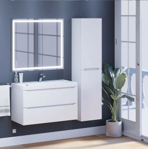 Тумба под раковину Uperwood Tanos 90 см, подвесная, белая матовая в Тавде - tavda.ok-mebel.com | фото 11