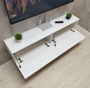 Тумба подвесная под ТВ LINES MTV1-MA 750 Белый глянец (Белый-M 10.1.1) в Тавде - tavda.ok-mebel.com | фото 11