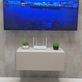 Тумба подвесная под ТВ LINES MTV1-MA 750 Бежевый (Леда-М 10.1.5) в Тавде - tavda.ok-mebel.com | фото 5