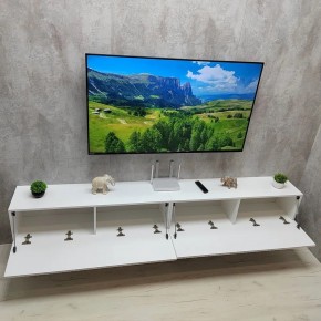 Тумба подвесная под ТВ LINES MTV4-MA 1150 Белый матовый (Белый-M 10.1.2) в Тавде - tavda.ok-mebel.com | фото 11
