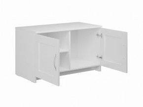 Тумба СИРИУС двухдверная низкая, цвет белый в Тавде - tavda.ok-mebel.com | фото 2
