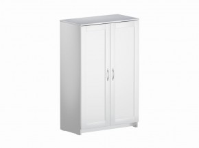 Тумба СИРИУС двухдверная высокая, цвет белый в Тавде - tavda.ok-mebel.com | фото