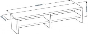 ТВ-тумба Энкель ТВ16, тамбурат, цвет белый в Тавде - tavda.ok-mebel.com | фото 3