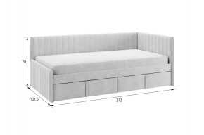 ТВИКС Кровать (тахта) с ящиками 900 в Тавде - tavda.ok-mebel.com | фото 2