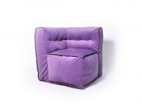 Угловое модульное бескаркасное кресло Комфорт (Фиолет велюр) в Тавде - tavda.ok-mebel.com | фото