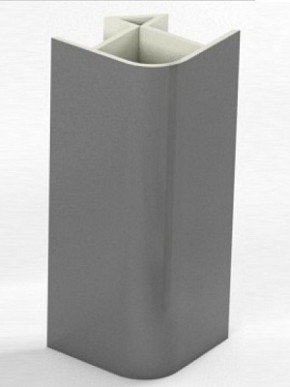 Угловое соединение для цоколя 90 гр. h100 мм (Алюминий, Белый, Черный, Сонома) в Тавде - tavda.ok-mebel.com | фото 1