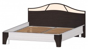 ВЕРОНА Кровать 1600 с основанием (Венге/Анкор светлый) в Тавде - tavda.ok-mebel.com | фото