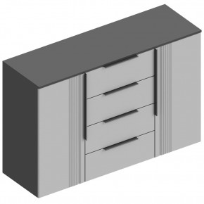 ВИТА Комод 2-ств c 4 ящиками в Тавде - tavda.ok-mebel.com | фото