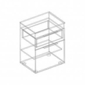 ВИТА Тумба 1-ств с ящиком и нишей в Тавде - tavda.ok-mebel.com | фото 2