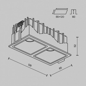 Встраиваемый светильник Maytoni Alfa LED DL043-02-10W4K-SQ-B-1 в Тавде - tavda.ok-mebel.com | фото 11