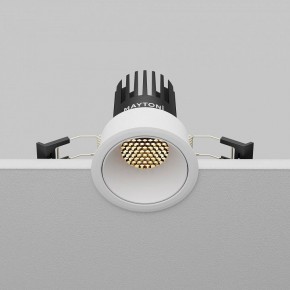 Встраиваемый светильник Maytoni Dip DL115-10W-2.7K-W в Тавде - tavda.ok-mebel.com | фото 7