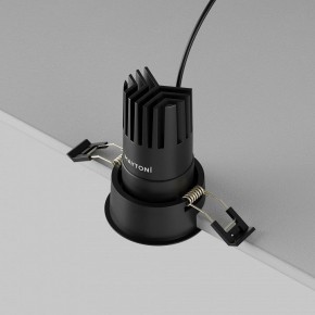 Встраиваемый светильник Maytoni Dip DL116-10W-2.7K-B в Тавде - tavda.ok-mebel.com | фото 6