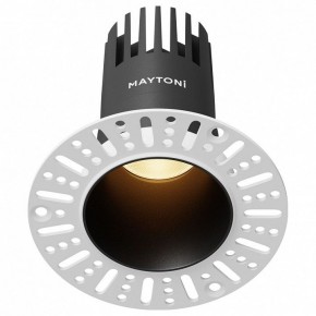 Встраиваемый светильник Maytoni Dip DL120-10W-2.7K-TRS-B в Тавде - tavda.ok-mebel.com | фото