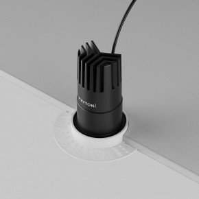 Встраиваемый светильник Maytoni Dip DL120-10W-2.7K-TRS-B в Тавде - tavda.ok-mebel.com | фото 6